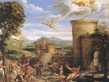 barroco Painting - El martirio de San Esteban Barroco Annibale Carracci